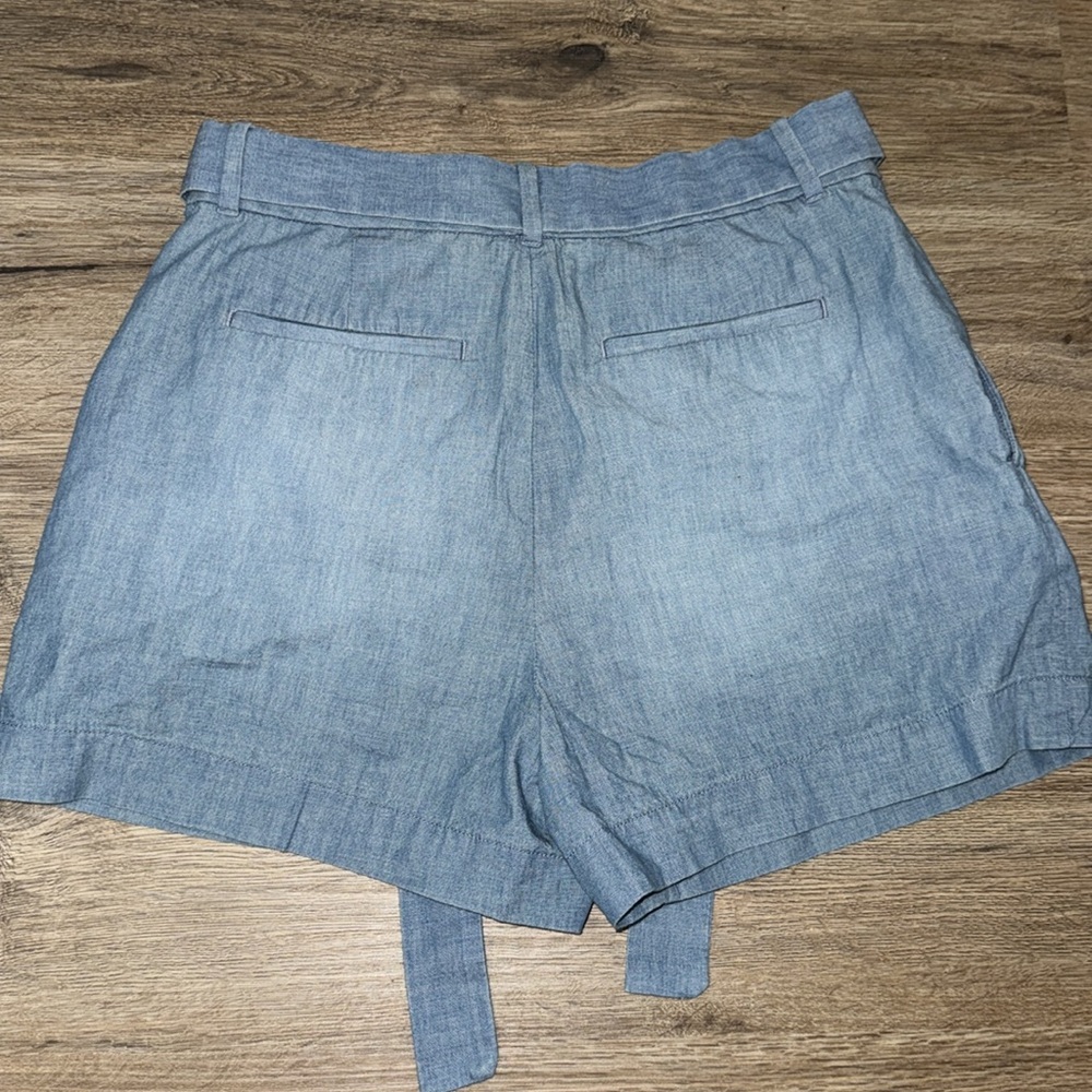 NWT POLO RALPH LAUREN LIGHT BLUE DENIM SHORTS WITH BELT Size - 6 - Picture 4 of 4